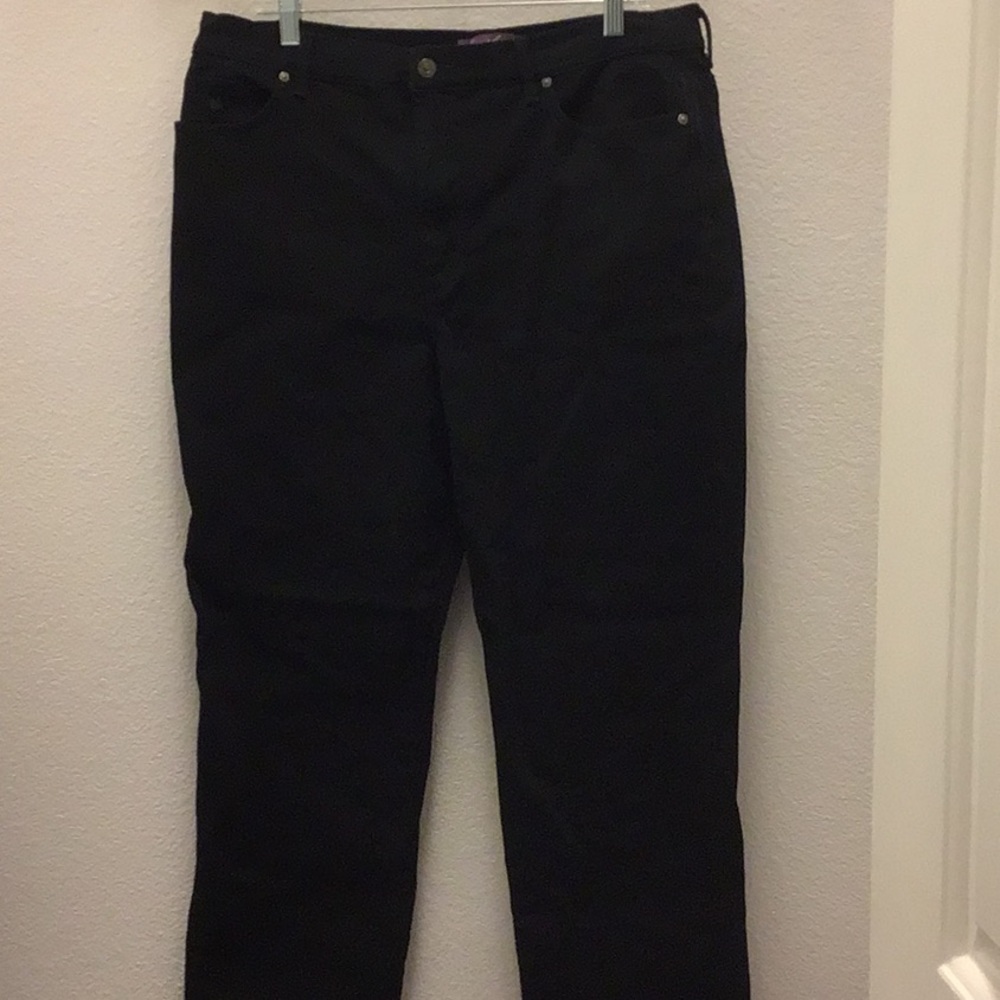 Basic black denim